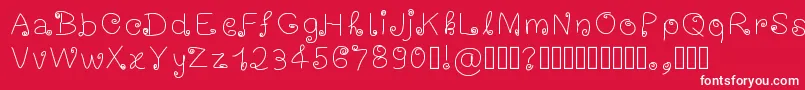 フォントhappynewyear2013 – 赤い背景に白い文字