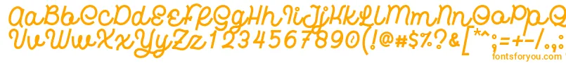 フォントHardino Font by 7NTypes – オレンジのフォント