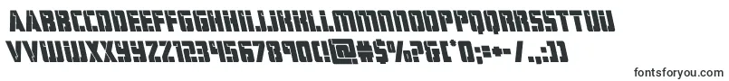 Шрифт hardscienceboldleft – промышленные шрифты