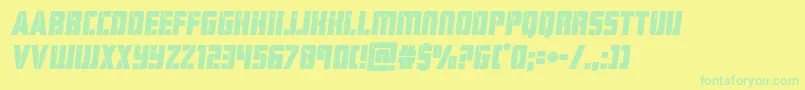 fuente hardscienceboldsemital – Fuentes Verdes Sobre Fondo Amarillo