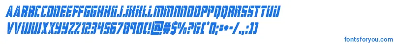 hardsciencecondital-fontti – siniset fontit valkoisella taustalla