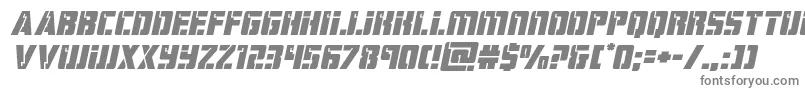 フォントhardscienceexpandital – 灰色のフォント