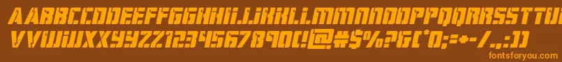 fuente hardscienceexpandital – Fuentes Naranjas Sobre Fondo Marrón