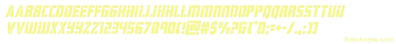Więcej informacji o czcionce hardscienceital Czcionka hardscienceital – żółte czcionki