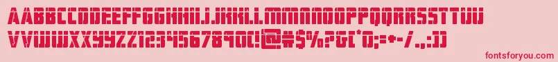 hardsciencelaser Font – Red Fonts on Pink Background