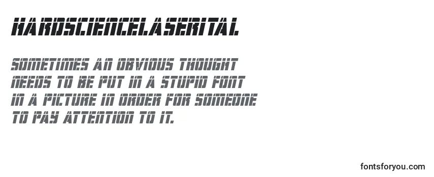 Hardsciencelaserital (129087) Font