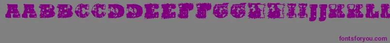 Hardwell Font – Purple Fonts on Gray Background