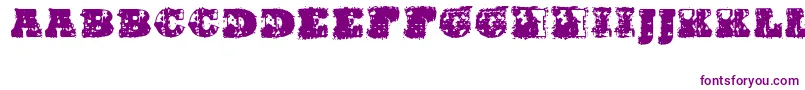 Hardwell Font – Purple Fonts on White Background