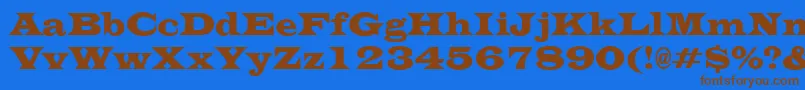 Más sobre la fuente EvitacondensedRegular fuente EvitacondensedRegular – Fuentes Marrones Sobre Fondo Azul