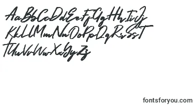 Hariston font – drawn Fonts