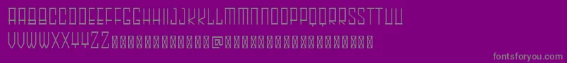 HARLEY Thin Font – Gray Fonts on Purple Background