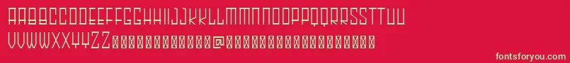 More about HARLEY Thin Font HARLEY Thin Font – Green Fonts on Red Background
