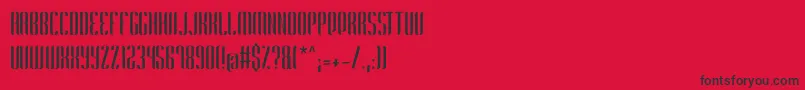 fuente Harmonial NonCommercial – Fuentes Negras Sobre Fondo Rojo