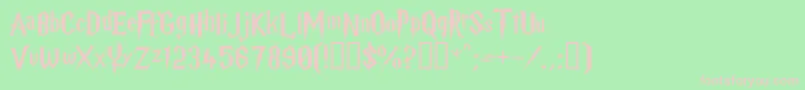 HARRYP   Font – Pink Fonts on Green Background