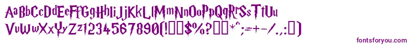 HARRYP   Font – Purple Fonts