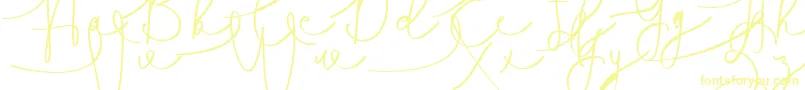 Шрифт Hasnita – жёлтые шрифты