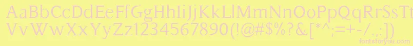 More about Hassliebe Font Hassliebe Font – Pink Fonts on Yellow Background