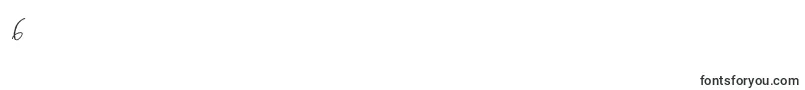 Hastage Font – Fonts for Digit 6