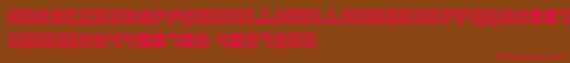 Havana Font – Red Fonts on Brown Background