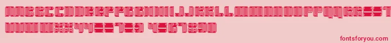 Havana Font – Red Fonts on Pink Background