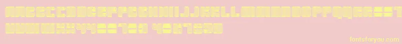 Havana Font – Yellow Fonts on Pink Background