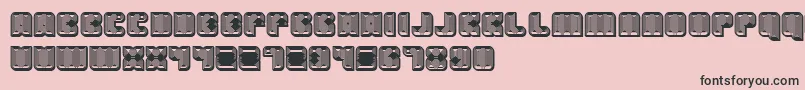 Havana3D Font – Black Fonts on Pink Background