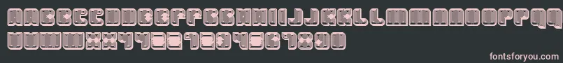 Havana3D Font – Pink Fonts on Black Background