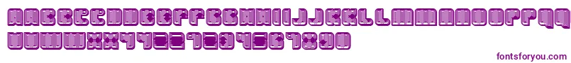 Havana3D Font – Purple Fonts on White Background