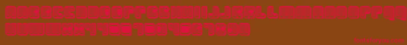 Havana3D Font – Red Fonts on Brown Background