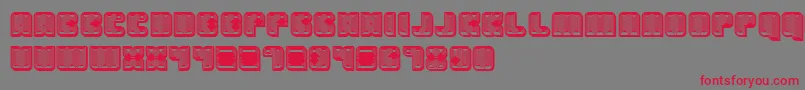 Havana3D Font – Red Fonts on Gray Background