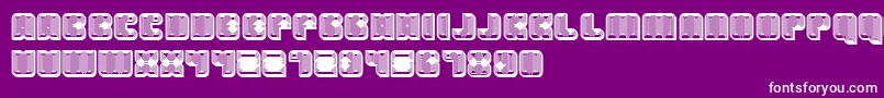 Havana3D Font – White Fonts on Purple Background
