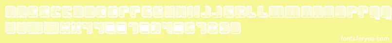 Havana3D Font – White Fonts on Yellow Background