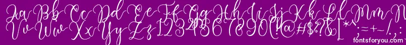 Police Having Fun Font by 7NTypes – polices blanches sur fond violet