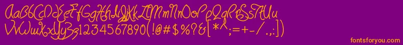 En savoir plus sur la police HavingWrit Heavy Police HavingWrit Heavy – polices orange sur fond violet