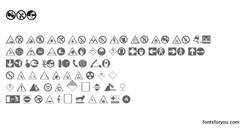 Шрифт Haw – алфавит, цифры, специальные символы