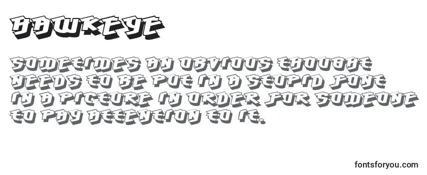 Hawkeye (129177) Font