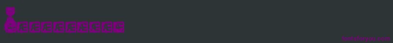 hdmaker Font – Purple Fonts on Black Background