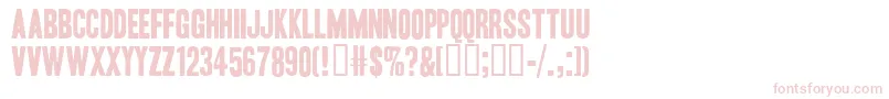 HEADOH   Font – Pink Fonts on White Background