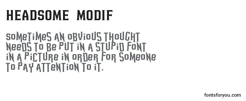 HEADSOME  MODIF Font