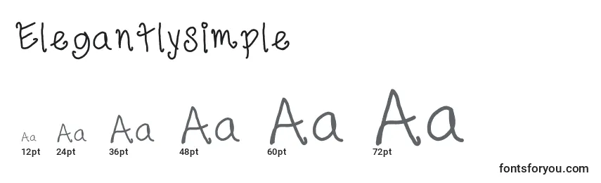ElegantlySimple Font Sizes