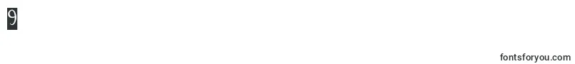 HEART SHAPED Inverse-Schriftart – Schriften für die Ziffer 9