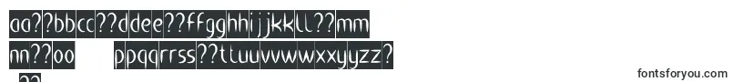 HEART SHAPED Inverse Font – Polish Fonts