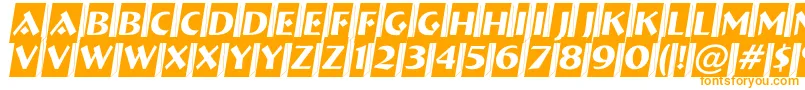 フォントABremencm3D – オレンジのフォント