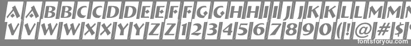 ABremencm3D Font – White Fonts on Gray Background