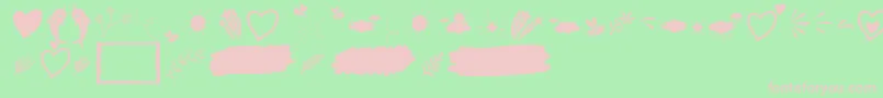 Más sobre la fuente Heart Warming Extra Font by Situjuh 7NTypes fuente Heart Warming Extra Font by Situjuh 7NTypes – Fuentes Rosadas Sobre Fondo Verde