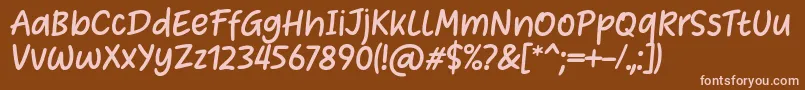More about Heart Warming Font by Situjuh 7NTypes Font Heart Warming Font by Situjuh 7NTypes Font – Pink Fonts on Brown Background