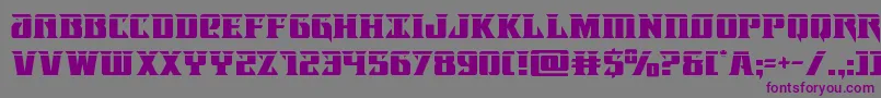 Lifeforcelaser Font – Purple Fonts on Gray Background