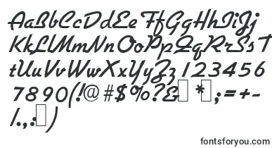 G731ScriptRegular font – Fonts Starting With G