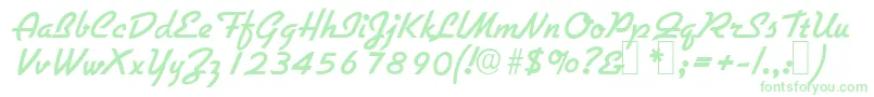 G731ScriptRegular Font – Green Fonts