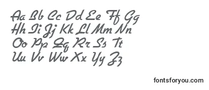 Обзор шрифта G731ScriptRegular